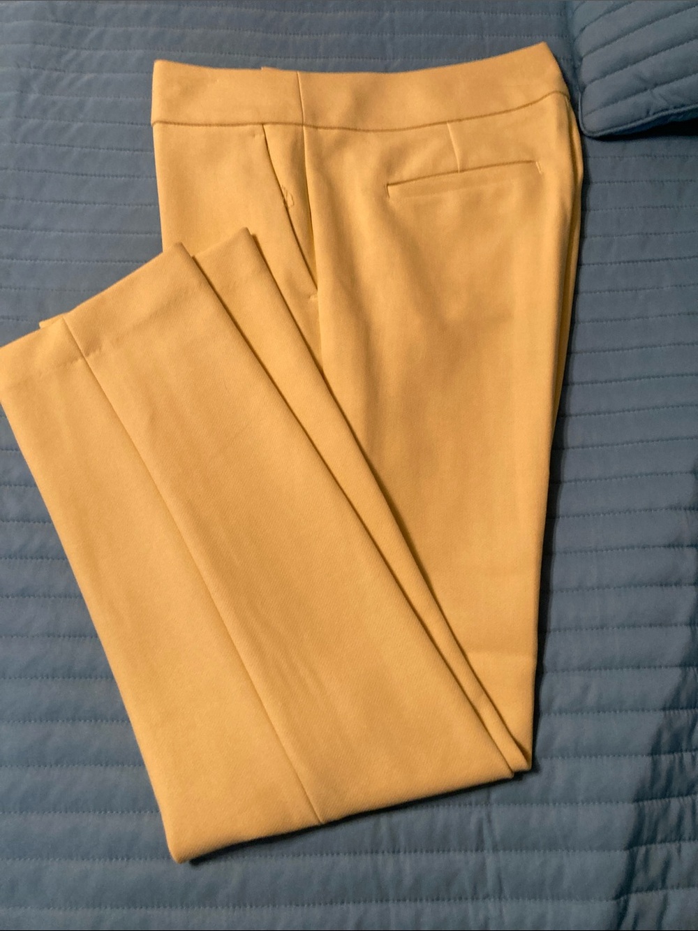 LOFT Straight-Leg Dress Pants in Summer Yellow